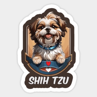 Love my Shih tzu Sticker